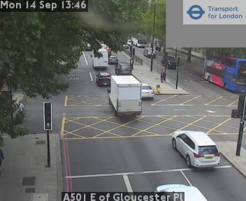 A501 E of Gloucester Pl