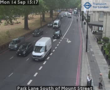 Park Lane South of Mount Street