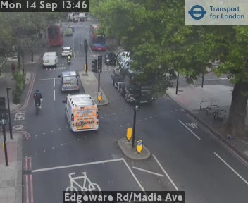 Edgeware Rd/Madia Ave
