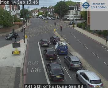 A41 Sth of Fortune Grn Rd