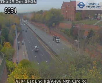 倫敦 A504 Est End Rd/A406 Nth Circ Rd