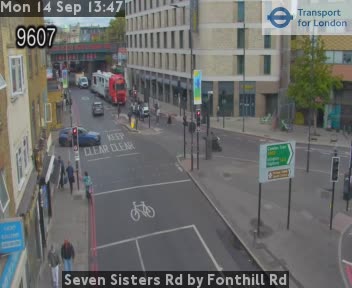 Seven Sisters Rd by Fonthill Rd