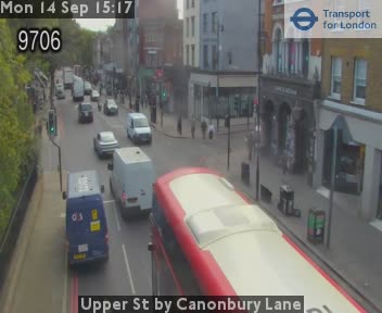Upper St by Canonbury Lane