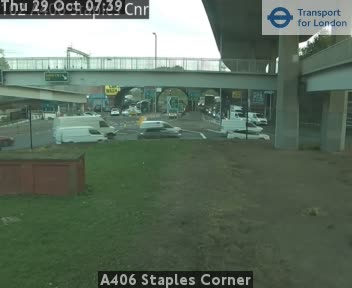 倫敦 A406 Staples Corner