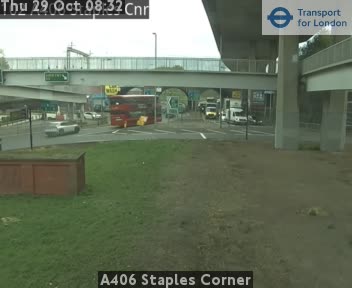 倫敦 A406 Staples Corner