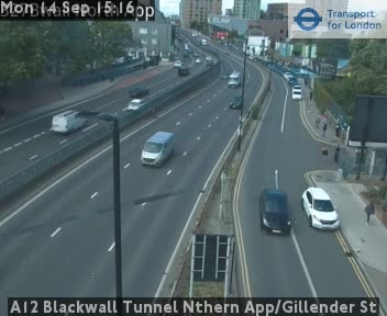 A12 Blackwall Tunnel Nthern App/Gillender St