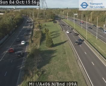 M11/A406 N/Bnd 109A