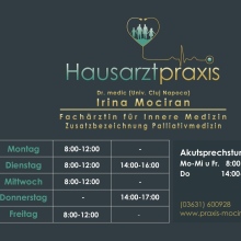 Bild vergrößern: Irina Mociran, Internist Nordhausen