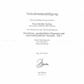Bild vergrößern: certificate 19
