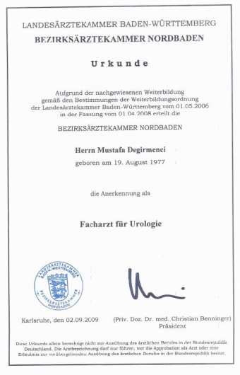 Urologie Rhein-neckar Dr. Med. Mustafa Degirmenci Dr. med. Mustafa Degirmenci - Urologe Ludwigshafen
