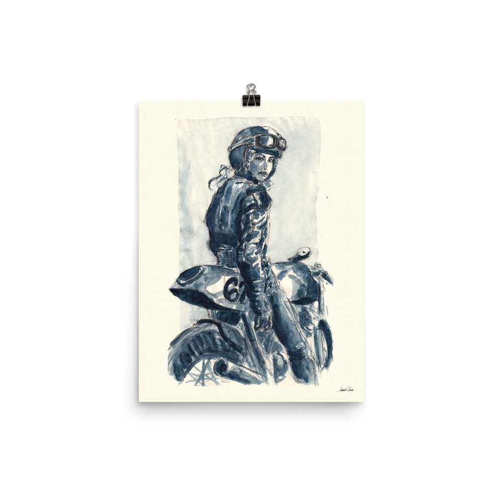 Lady Rider 170129 Art print