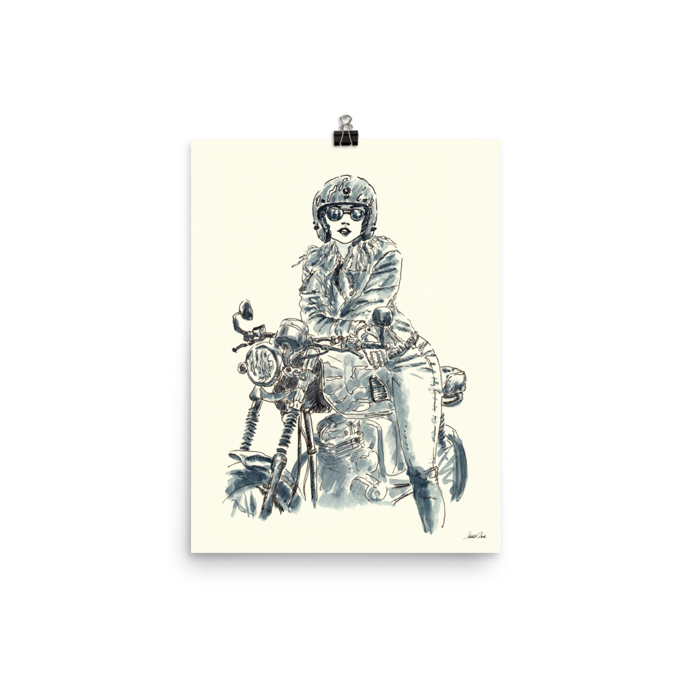 Lady Rider 200625 Art print