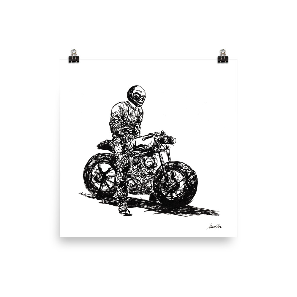 Rider 1 RAW Art print