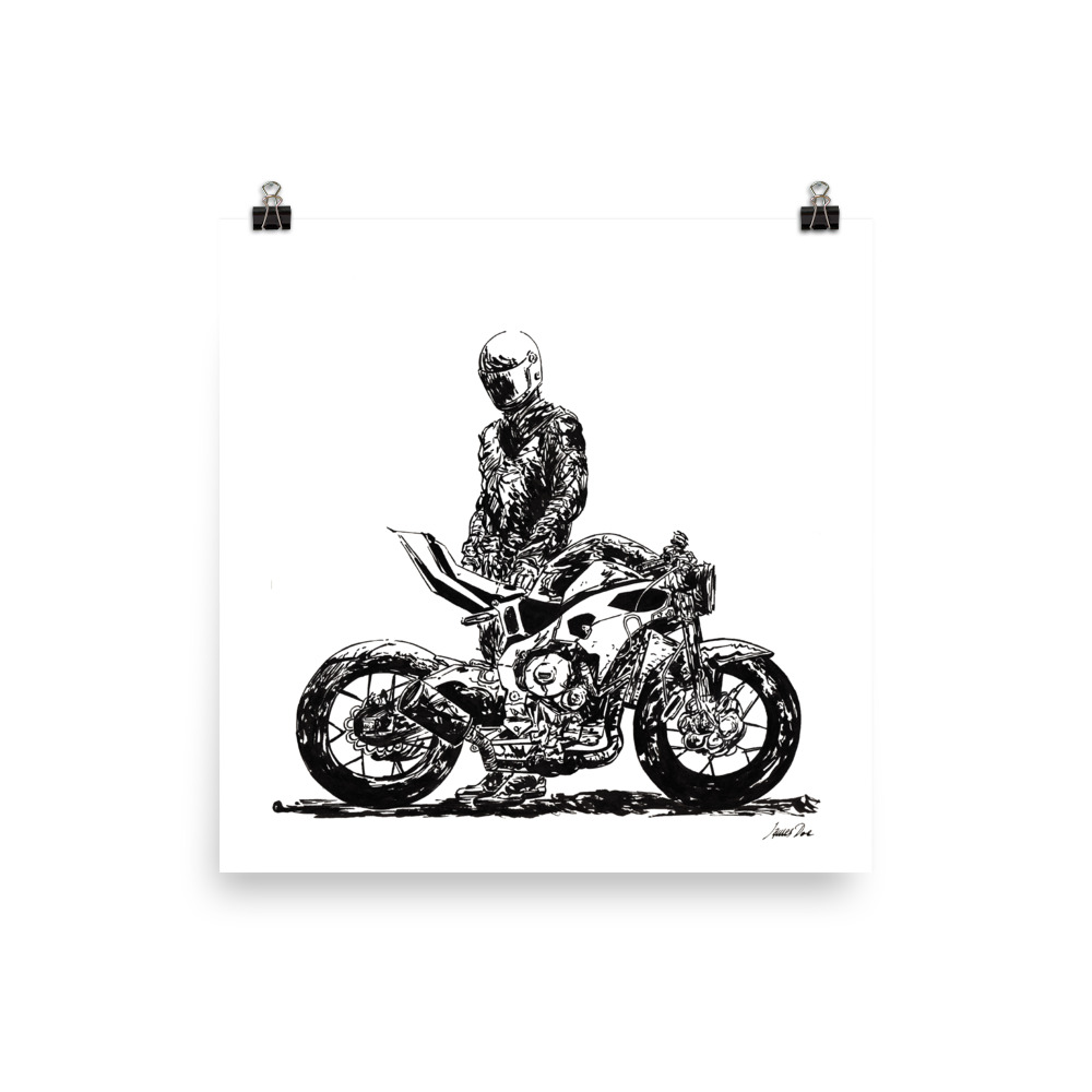 Rider 2 RAW Art print