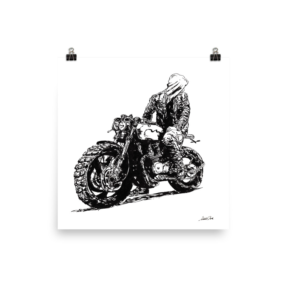 Rider 3 RAW Art print