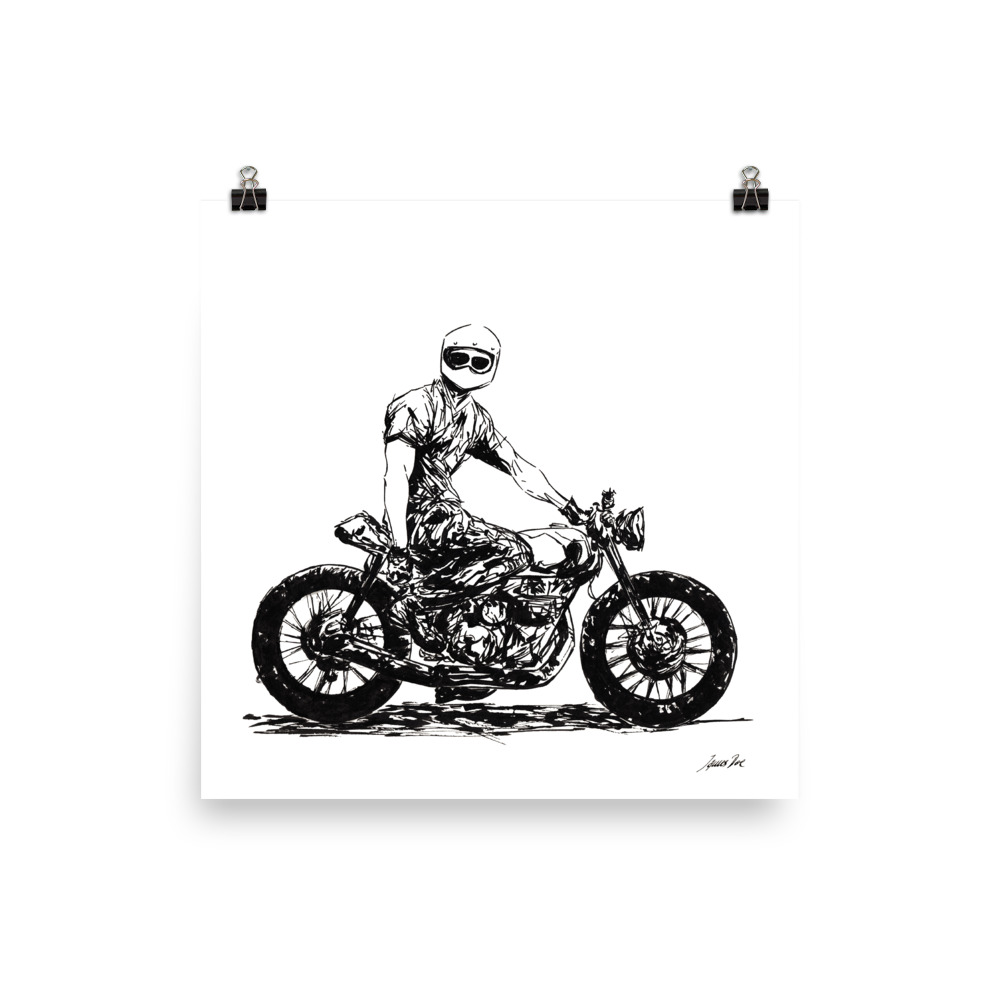 Rider 4 RAW Art print