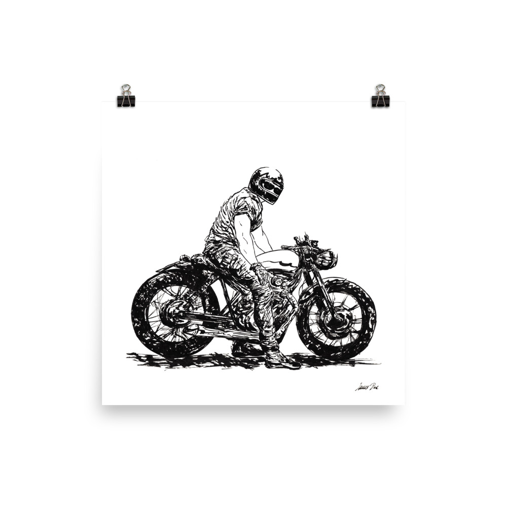 Rider 5 RAW Art print