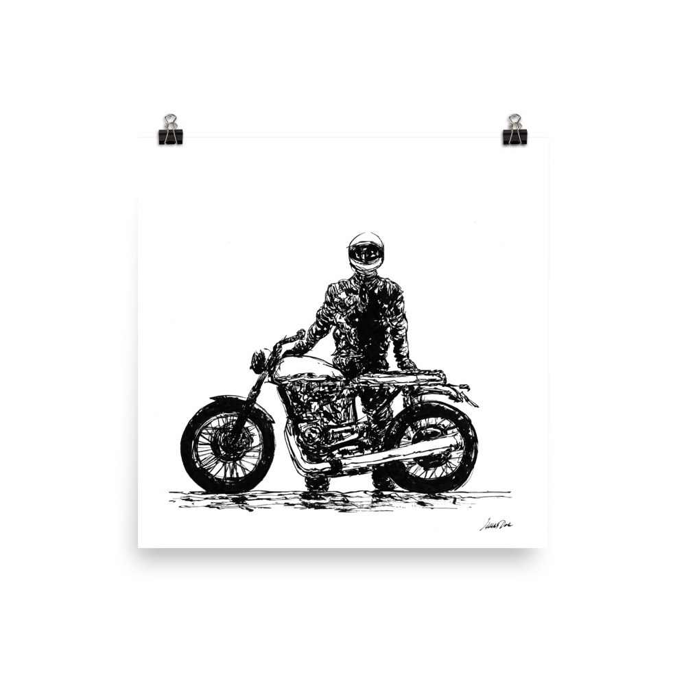 Rider 7 RAW Art print