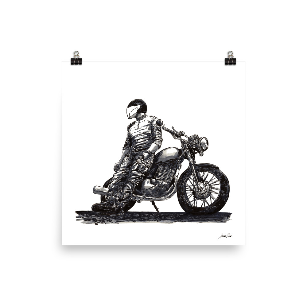 Rider 8 Art print