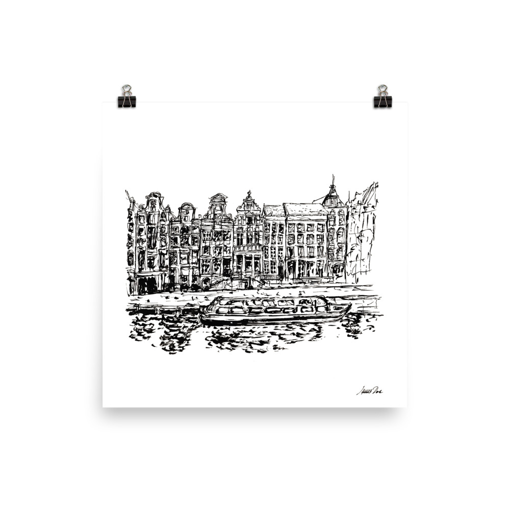 Inkscape 9 Amsterdam Art print