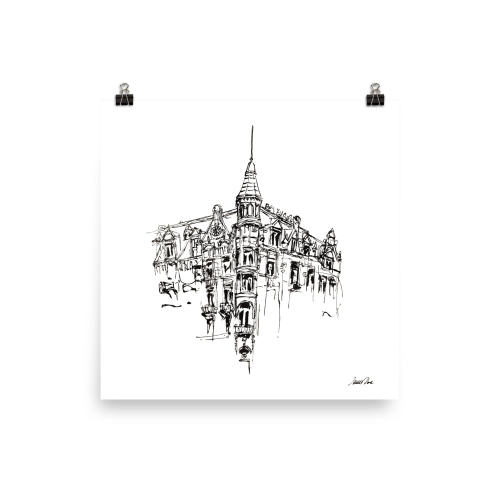 Inkscape 11 Amsterdam Art print