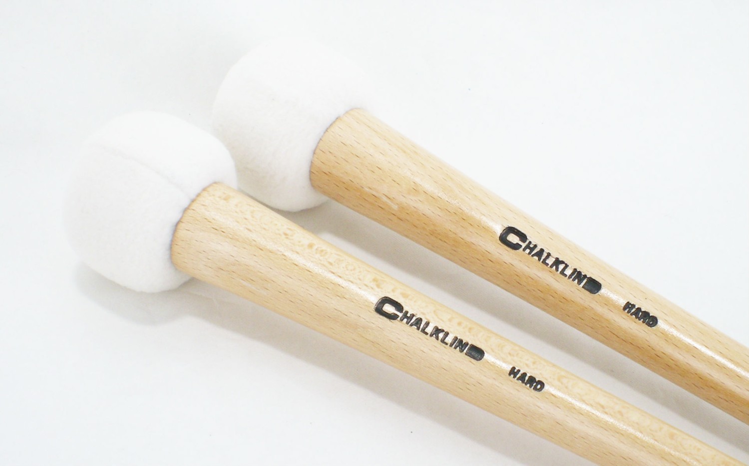 Chalklin BDAT1 'Articulate' Hard Bass Drum mallets (pair)