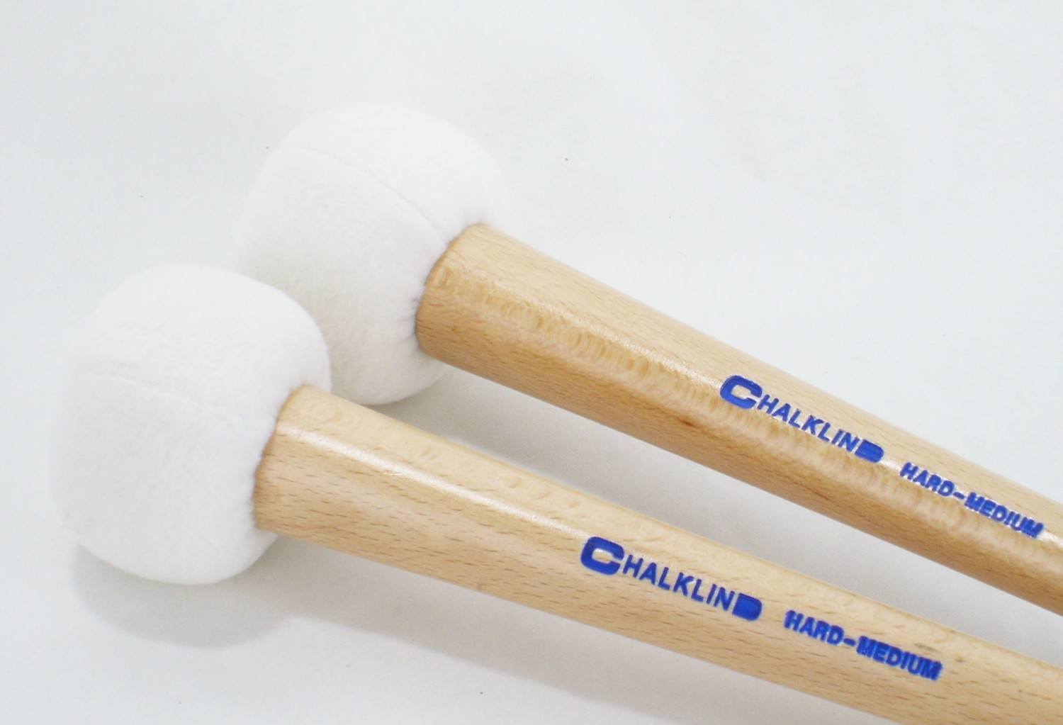 Chalklin BDAT2 'Articulate' Hardmedium Bass Drum mallets (pair)