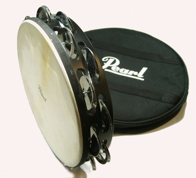 Pearl PETM20 ELITE CONCERT TAMBOURINE (DOUBLE ROW HEADED) W/ CASE