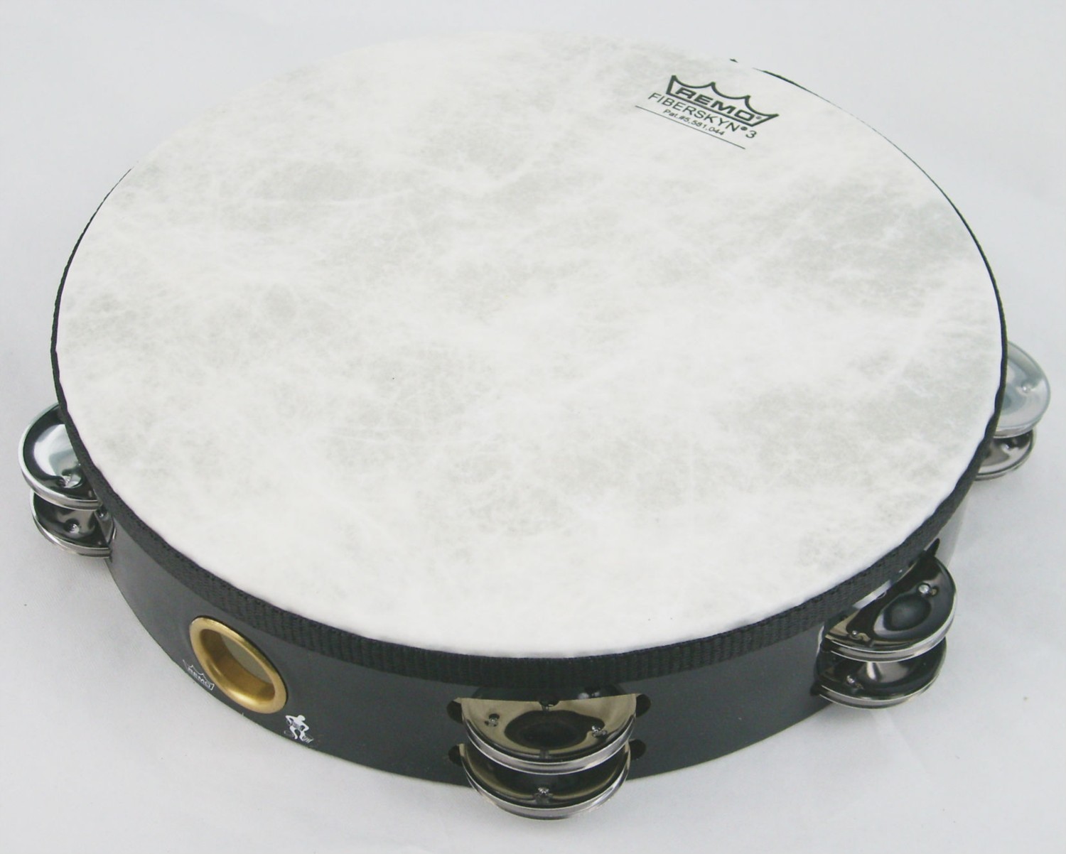 Remo 10" PTS Tambourine single Rows of 8 jingles Pretuned High pitch