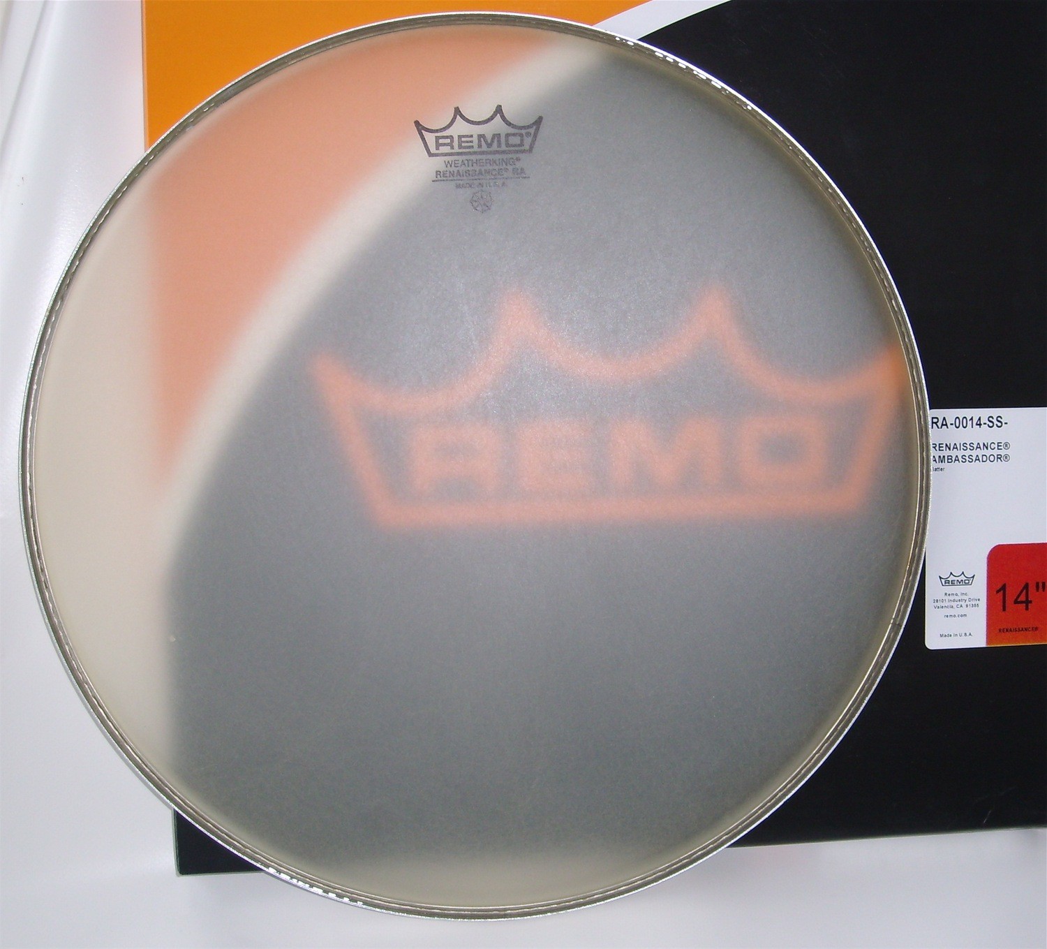 Remo 14" Renaissance Ambassador Tom/ Snare/ Floortom head.