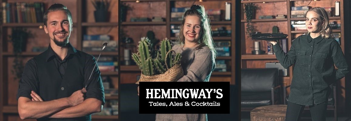 Tarjoilijoita ja blokkareita Hemingway´s Uusikaupunki