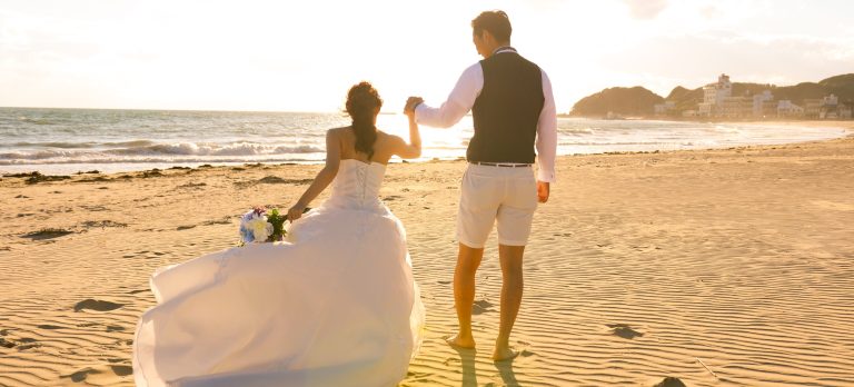 GS wedding on beach 1165370256 getty
