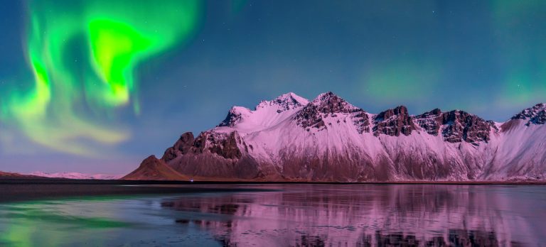 KEF Aurora Borealis over Vestrahorn mountain 1394817564 Gettty RGB 136 DPI For Web