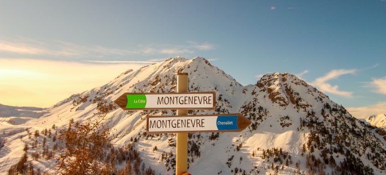 TRN Montgenevre Ski Slopes sign 1203979857 GETTY