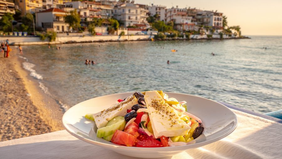 KVA Greek Salad Skala Marion Beach 1124684910 getty Web