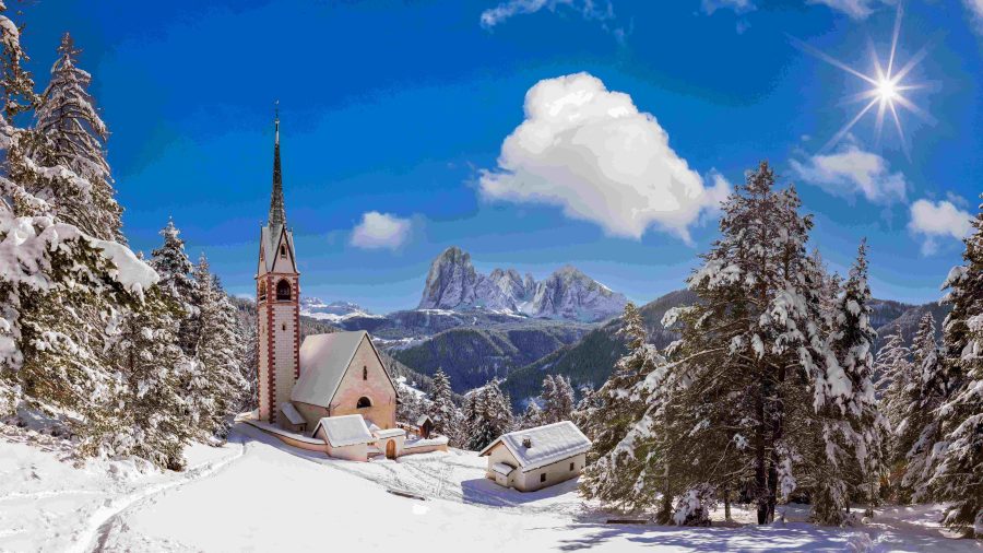 VRN Val Gardena st jacob church 1358312019 getty fpo