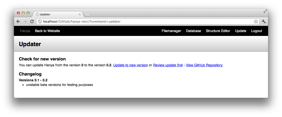 The Database Manager