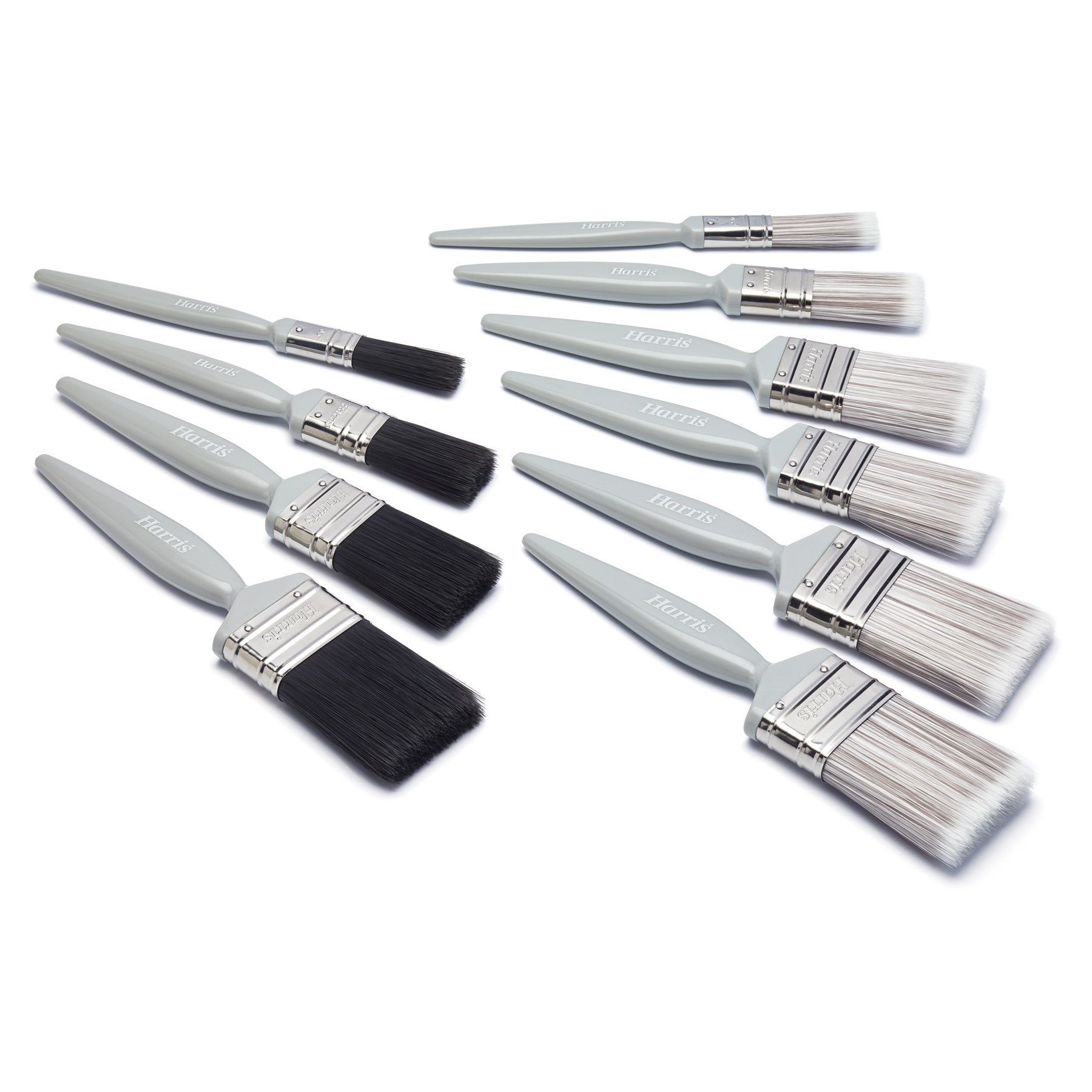 Harris Essentials Flat Paint Brush Set 10pk (101011007)