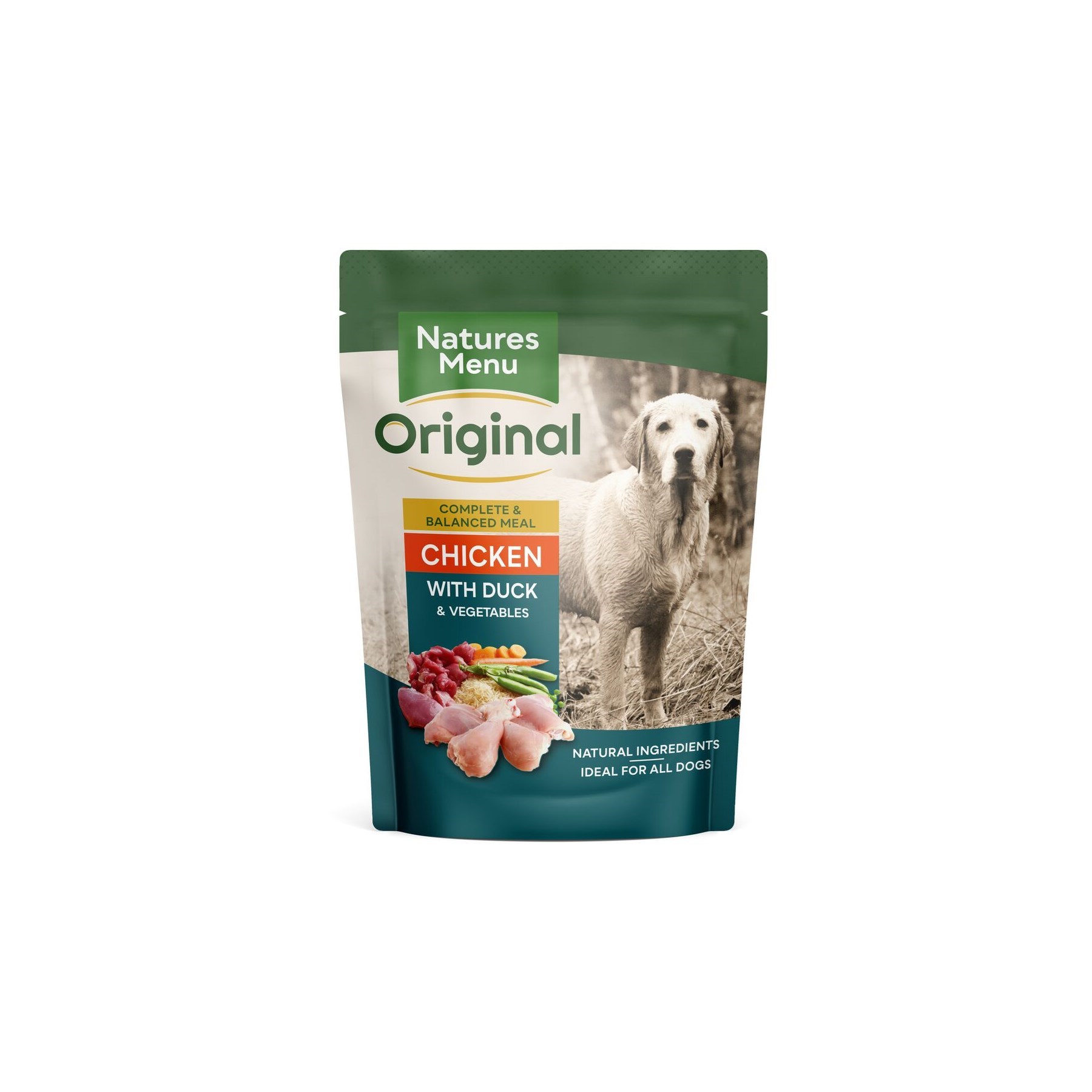Natures Menu Cooked Food Pouches For Dogs Assorted 300g (NMMUL)