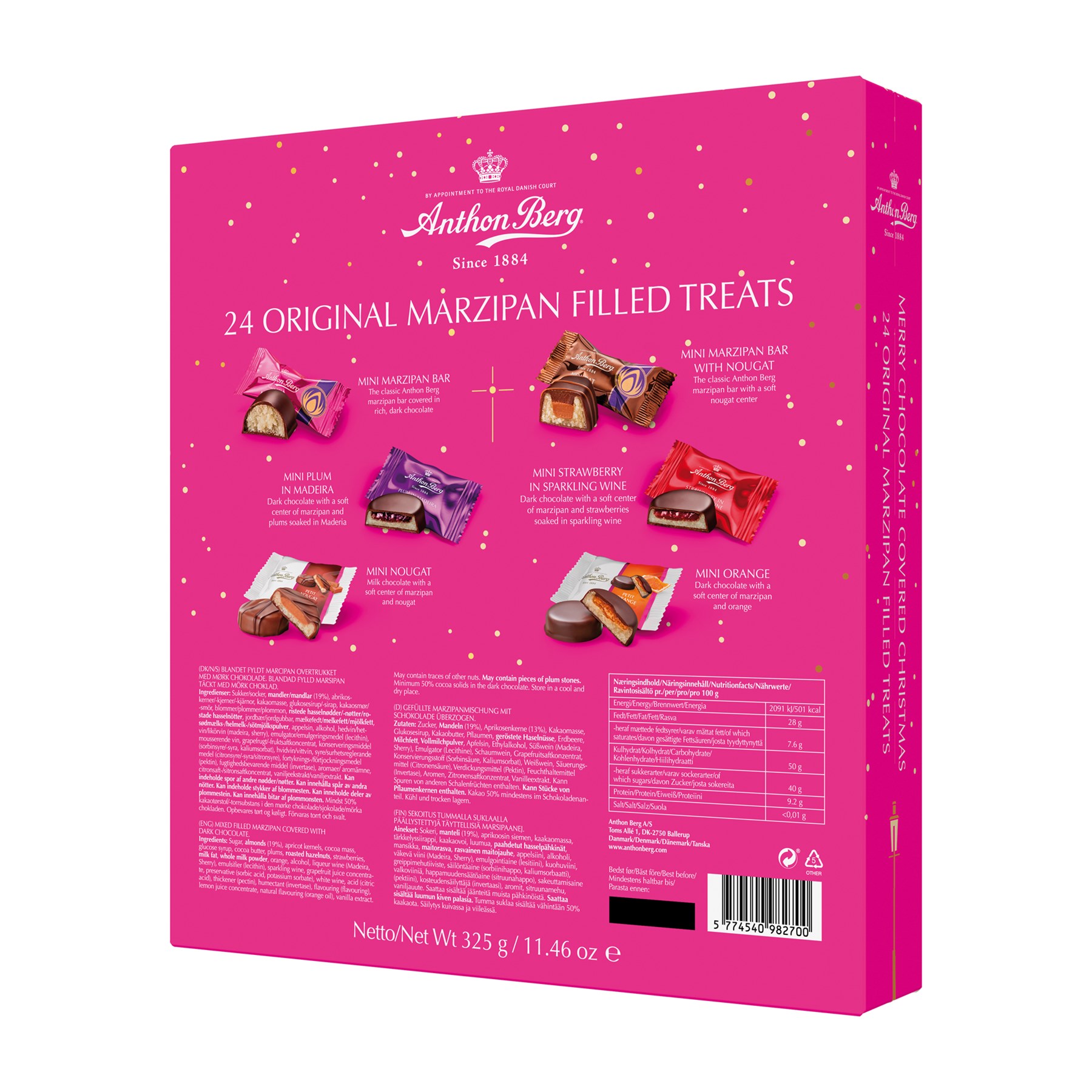 Anton Berg A/berg Advent Calendar Marzipan 325g (N97044)
