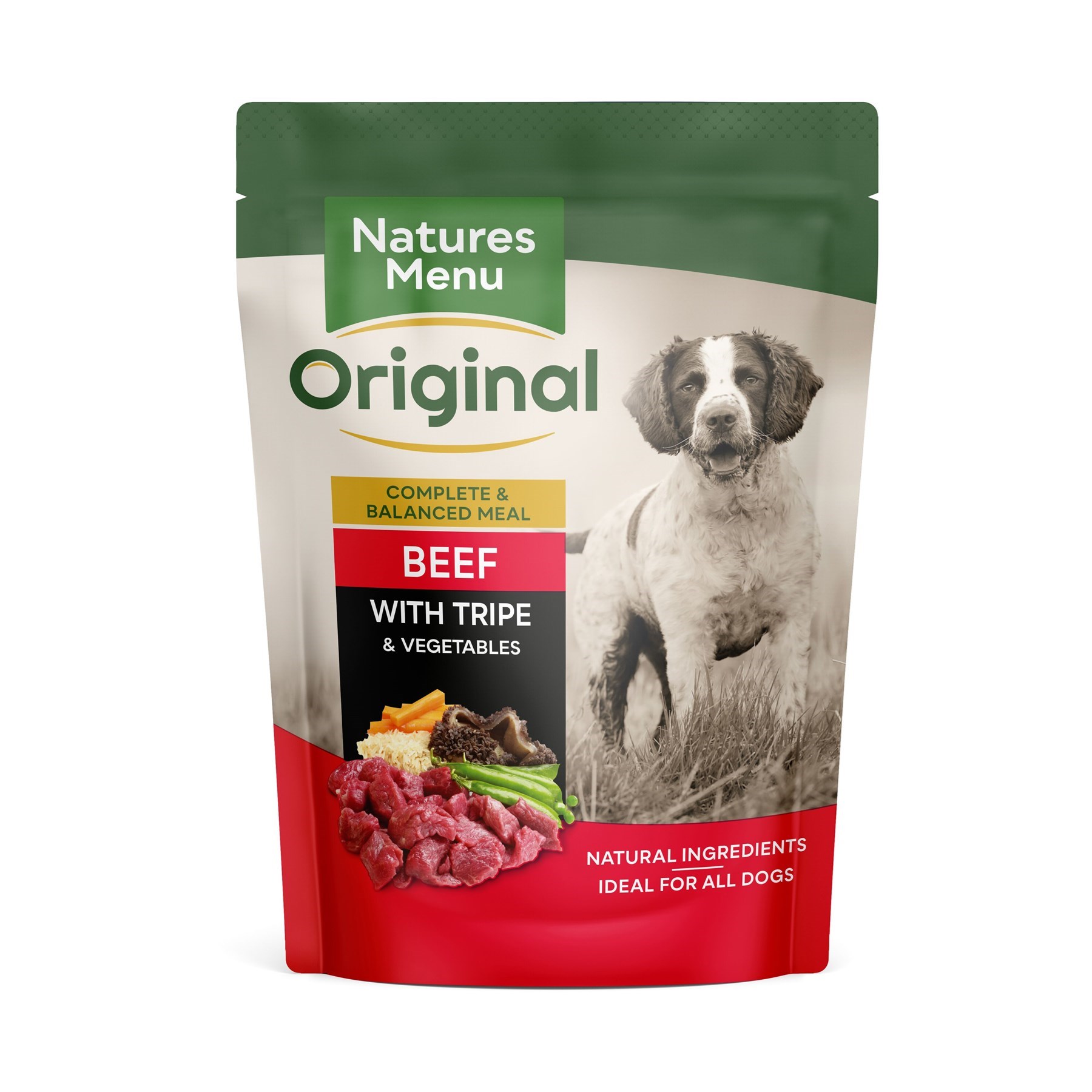 Natures Menu Cooked Food Pouches For Dogs Assorted 300g (NMMUL)