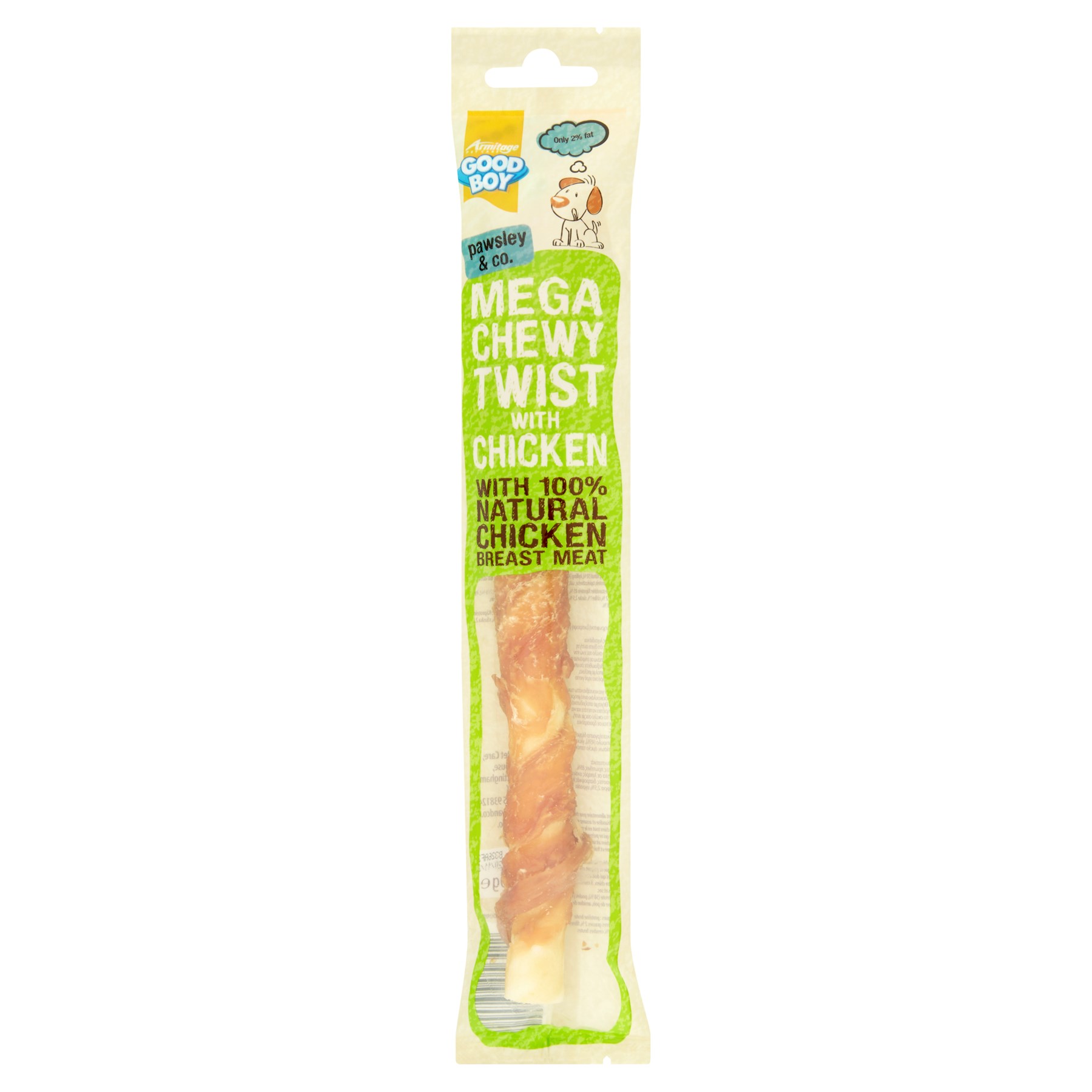 Good Boy Deli Treats Mega Chewy Twist with Chicken 70g (05642)