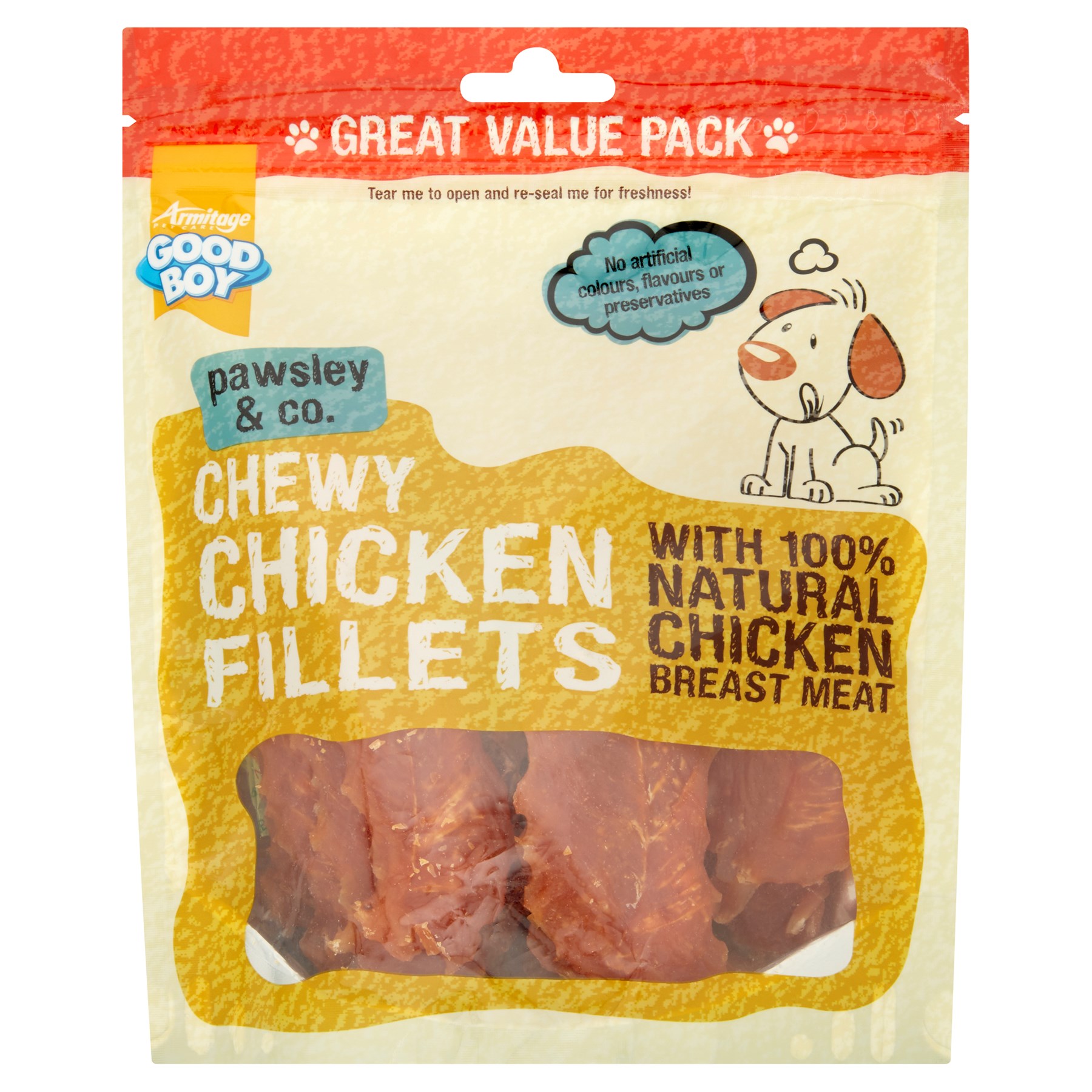 Good Boy Deli Treats Chewy Chicken Fillets 320g (05660)