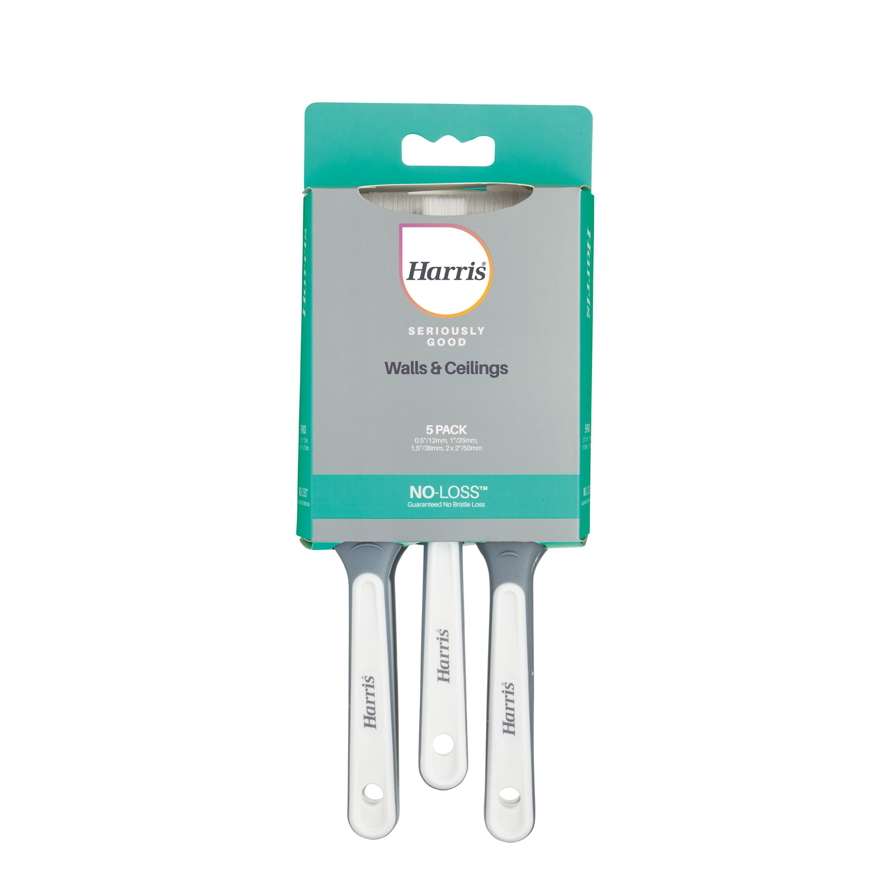 Harris Seriously Good Flat Paint Brush Set 5pk (102011009)