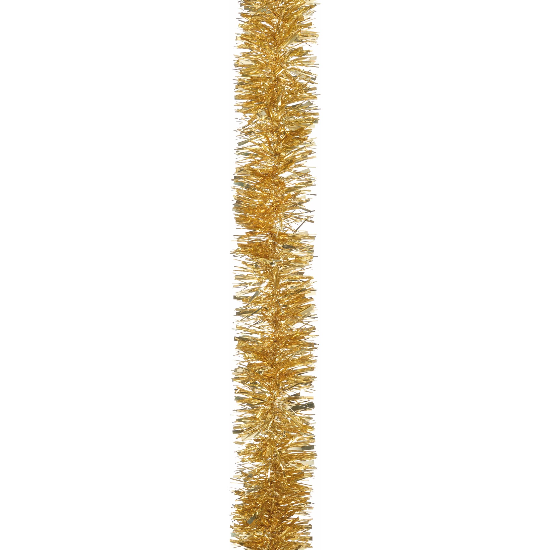 Festive Tinsel Chunky Cut Gold 200cm x 10cm (160808)