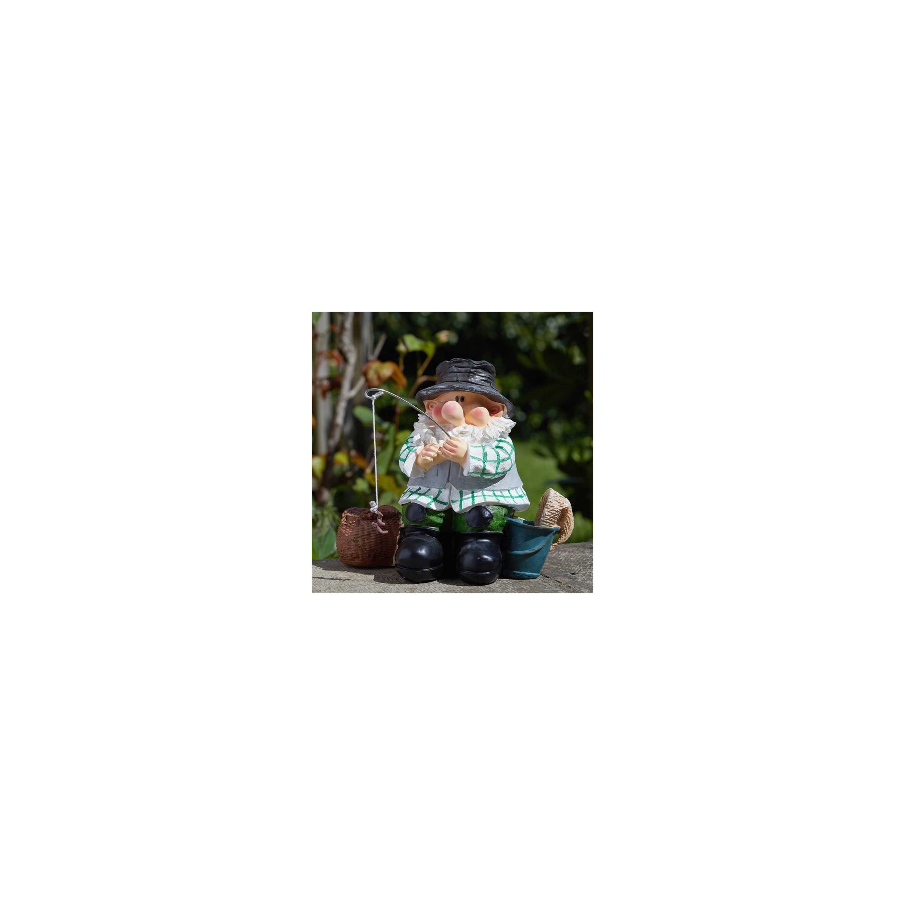 Smart Garden Woodland Wilf Fishing Gnome 19cm (5030337)