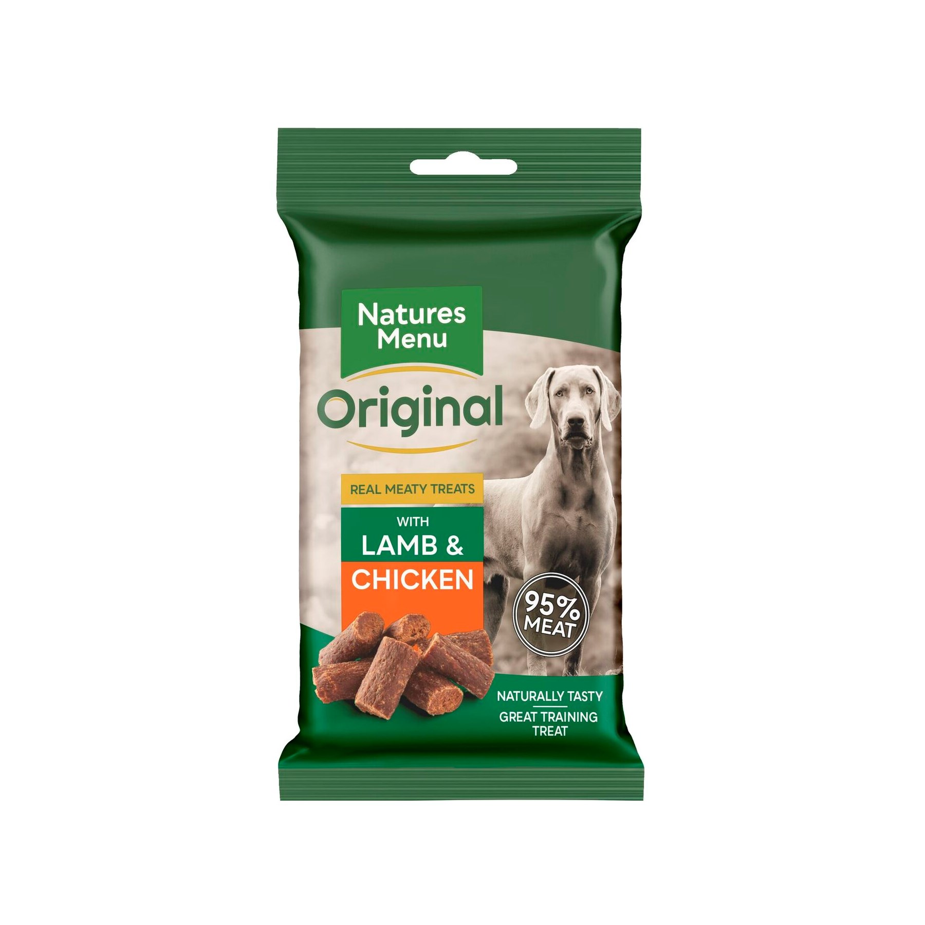 Natures Menu Real Meat Lamb & Chicken Mini Treats For Dogs 60g (NMLCT)