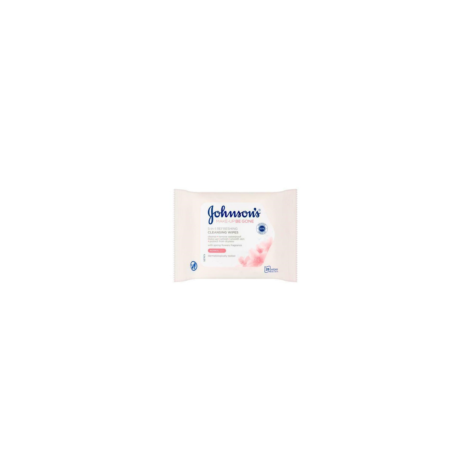 Johnson & Johnson J&j Make Up Be Gone Wipes Refreshing 25s (75265)