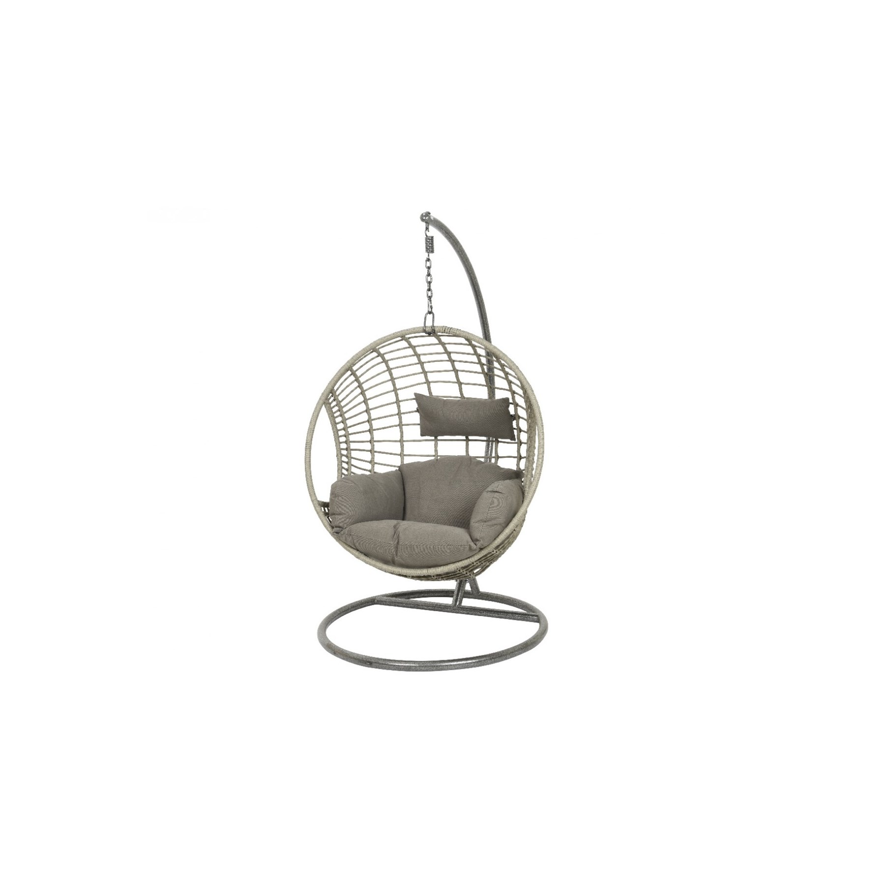 London Hanging Egg Chair Grey (9842385)