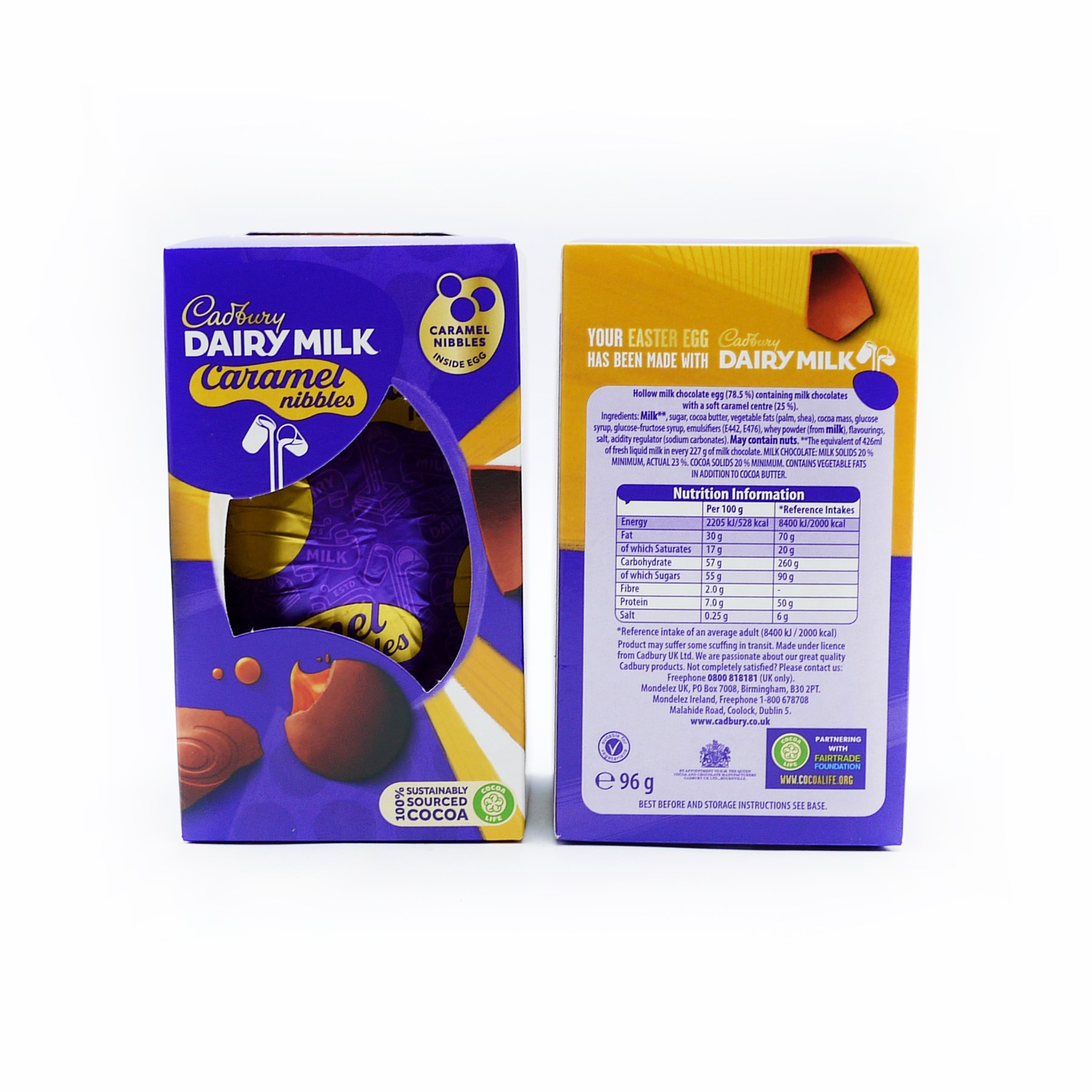 Cadbury Caramel Nibbles Egg 296g (465452)